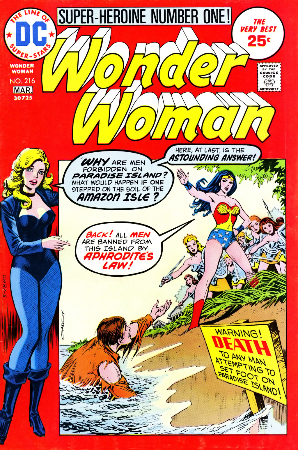 Read online Wonder Woman (1942) comic -  Issue #216 - 1