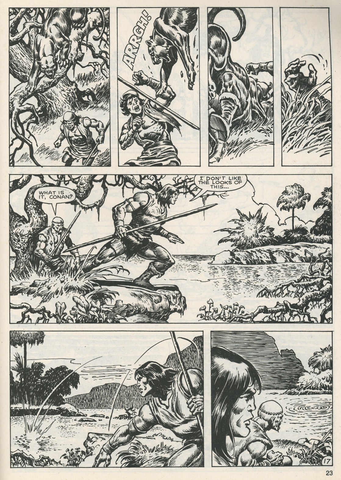Read online The Savage Sword Of Conan comic -  Issue #113 - 23