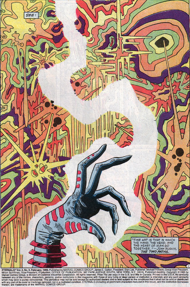 Read online Eternals (1985) comic -  Issue #5 - 2