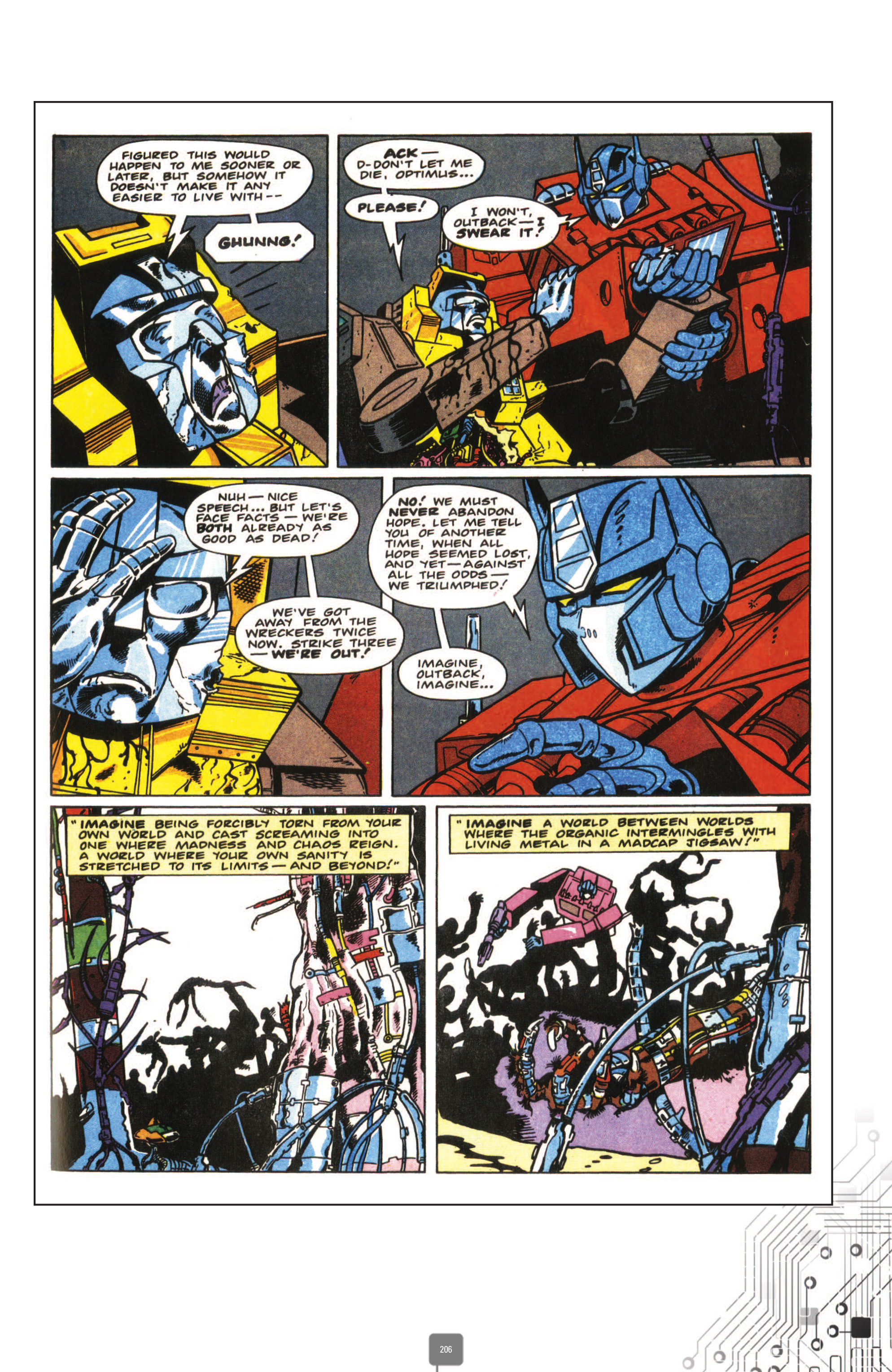 Read online The Transformers Classics UK comic -  Issue # TPB 3 - 206