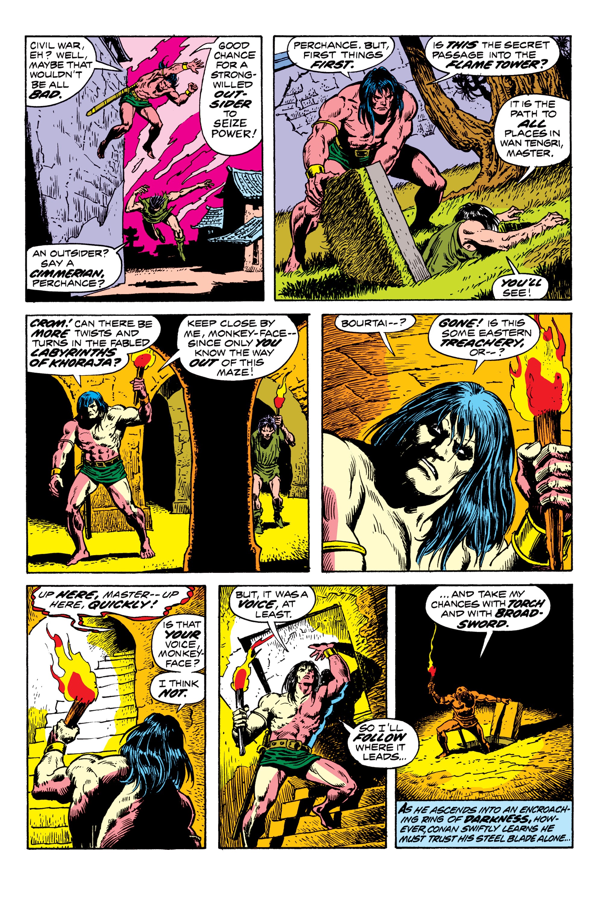 Read online Conan The Barbarian Epic Collection: The Original Marvel Years - The Curse Of The Golden Skull comic -  Issue # TPB (Part 2) - 38