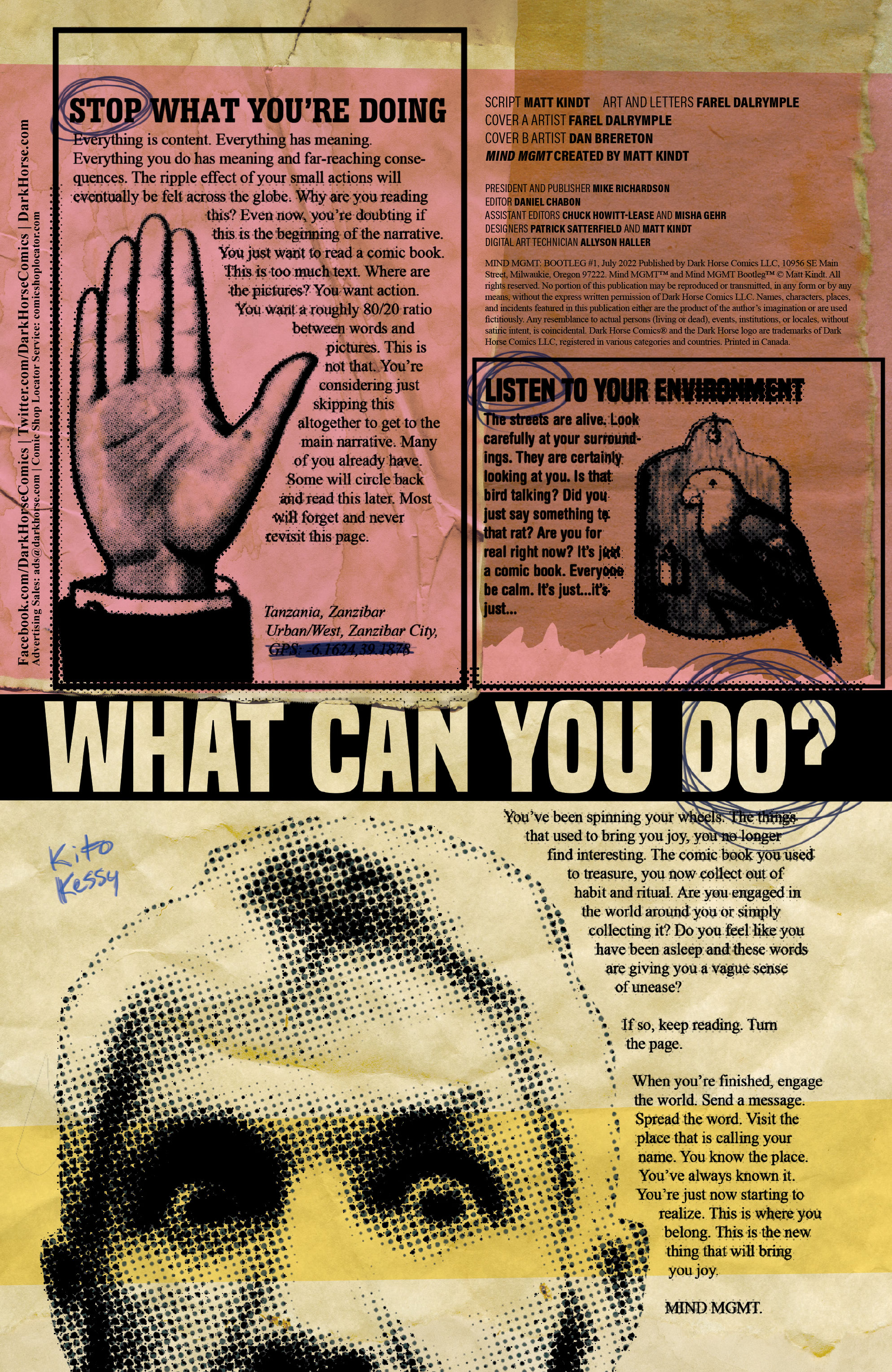 Read online Mind MGMT: Bootleg comic -  Issue #1 - 2