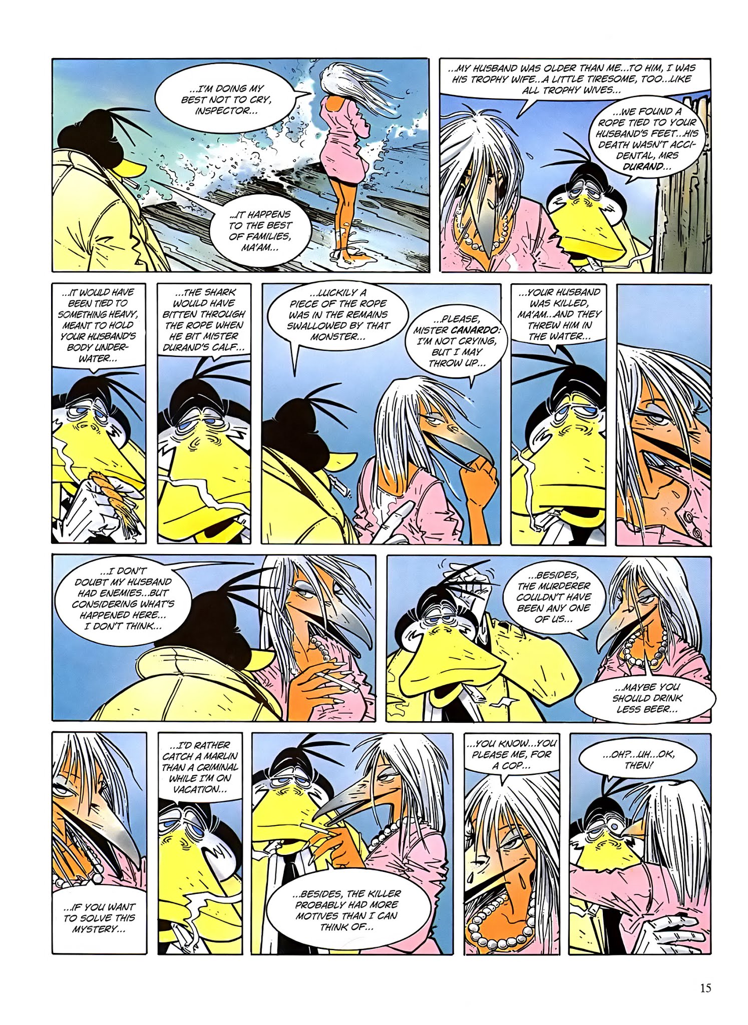 Read online Une enquête de l'inspecteur Canardo comic -  Issue #7 - 16