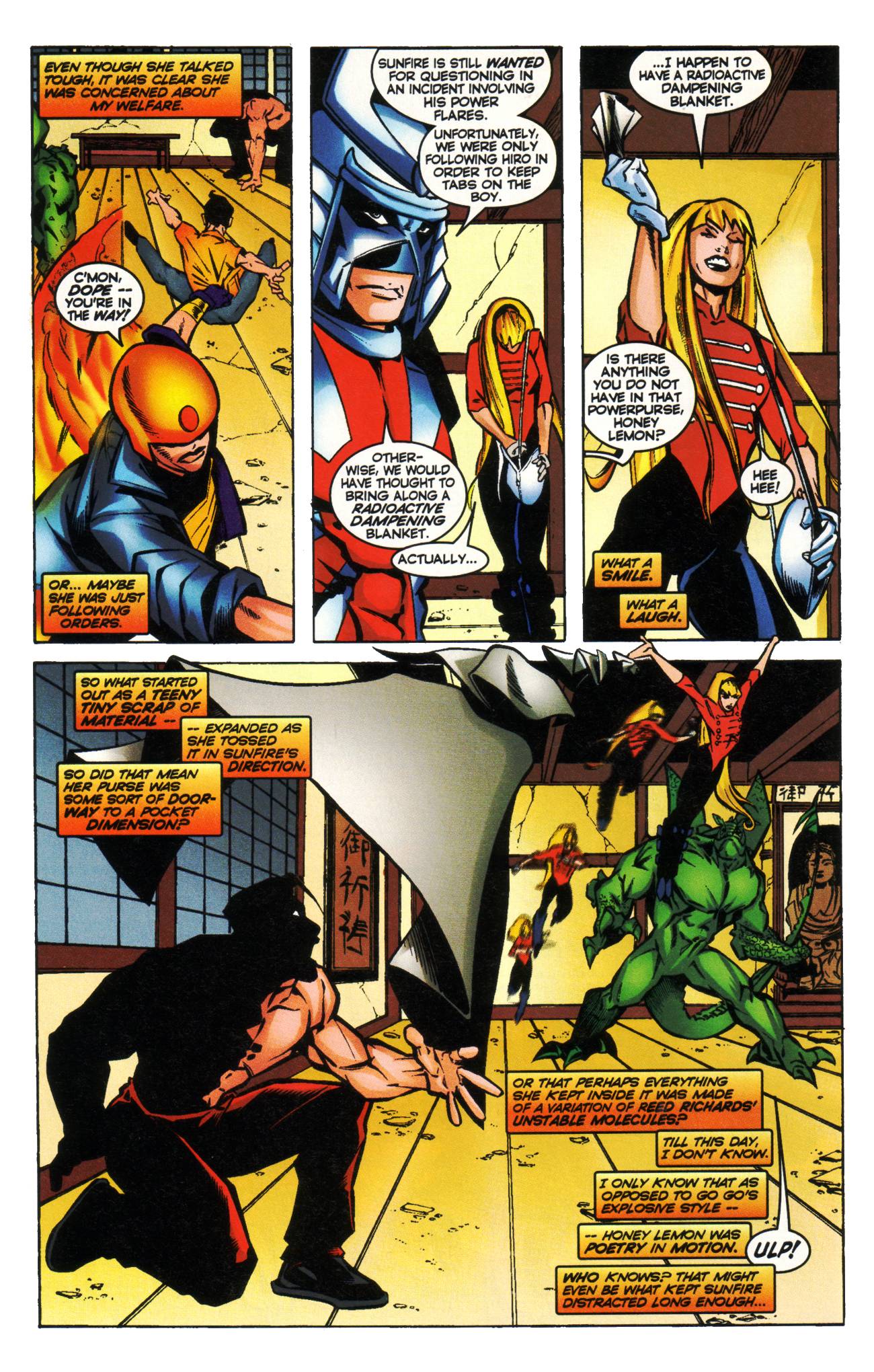 Read online Sunfire & Big Hero Six comic -  Issue #1 - 22