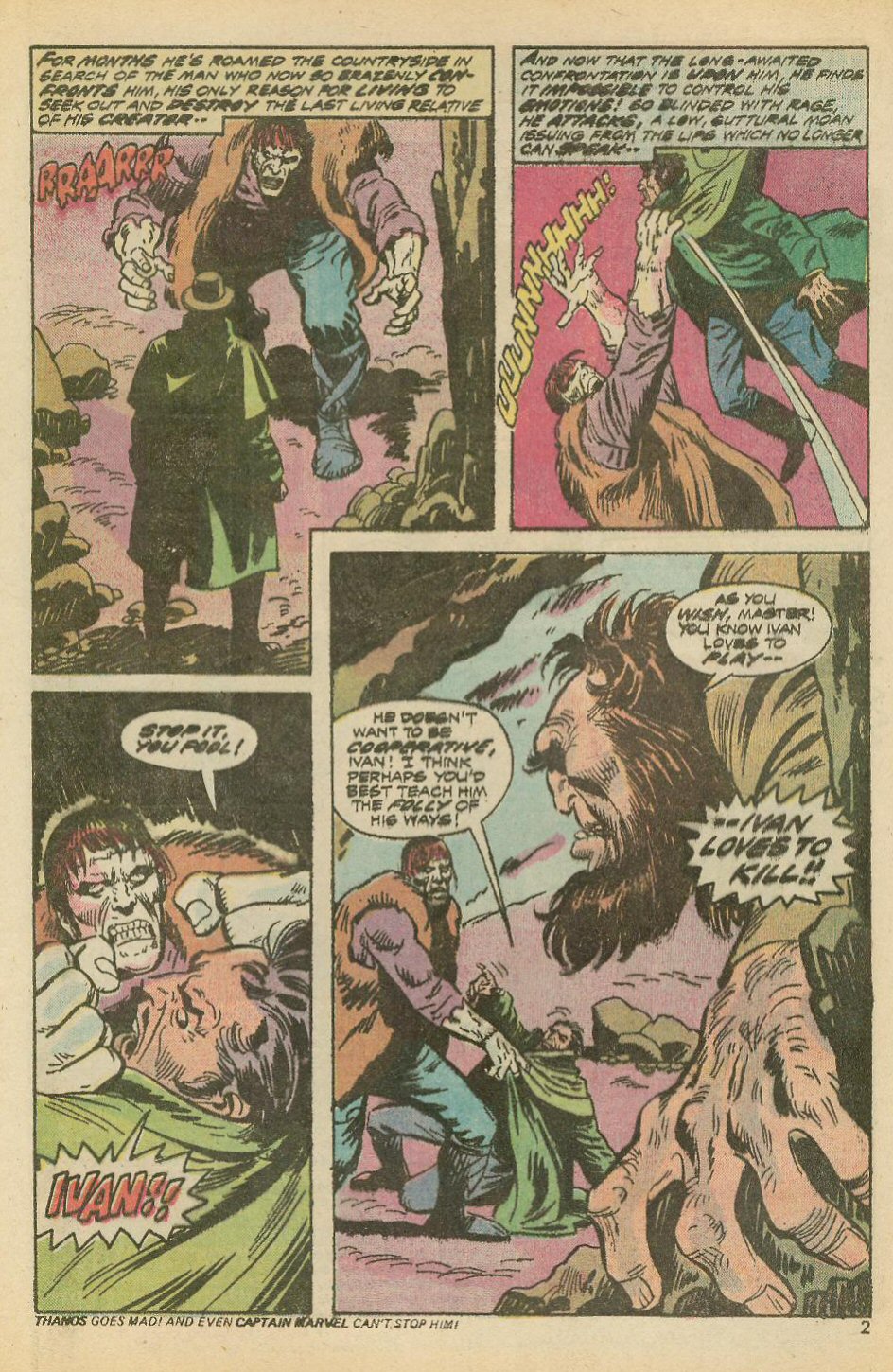 Read online Frankenstein (1973) comic -  Issue #10 - 3