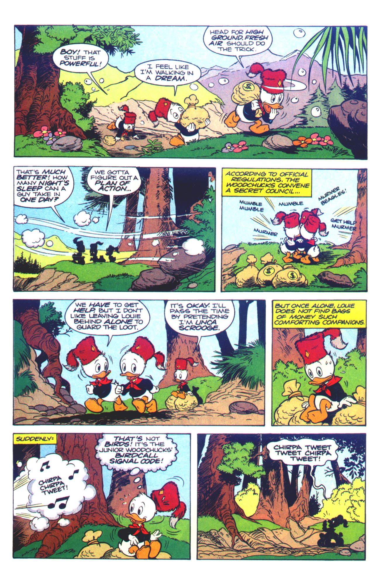 Read online Walt Disney's Junior Woodchucks Limited Series comic -  Issue #4 - 24