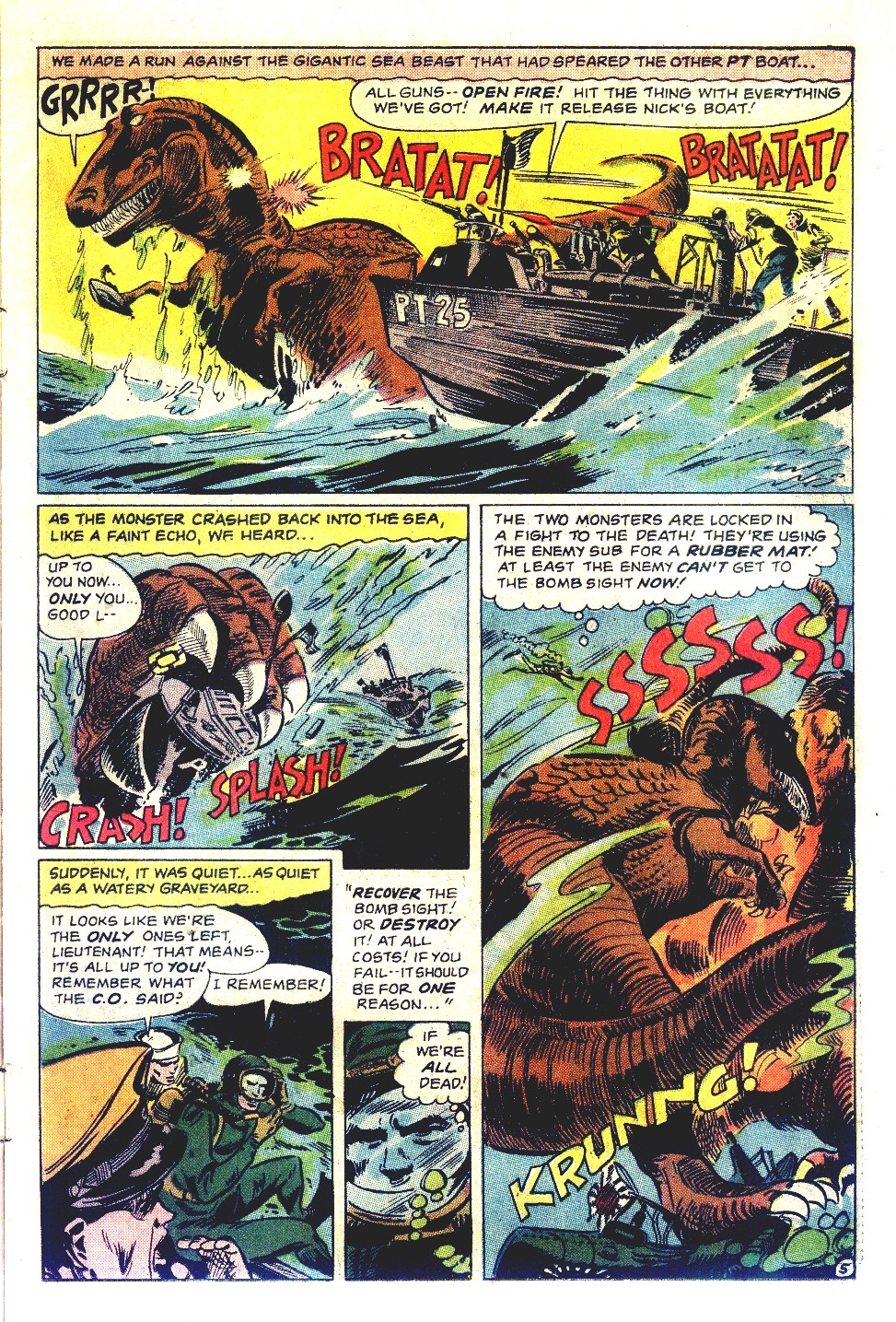 Read online Star Spangled War Stories (1952) comic -  Issue #123 - 7