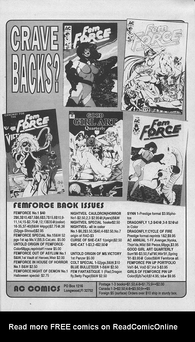 Read online Femforce comic -  Issue #42 - 27