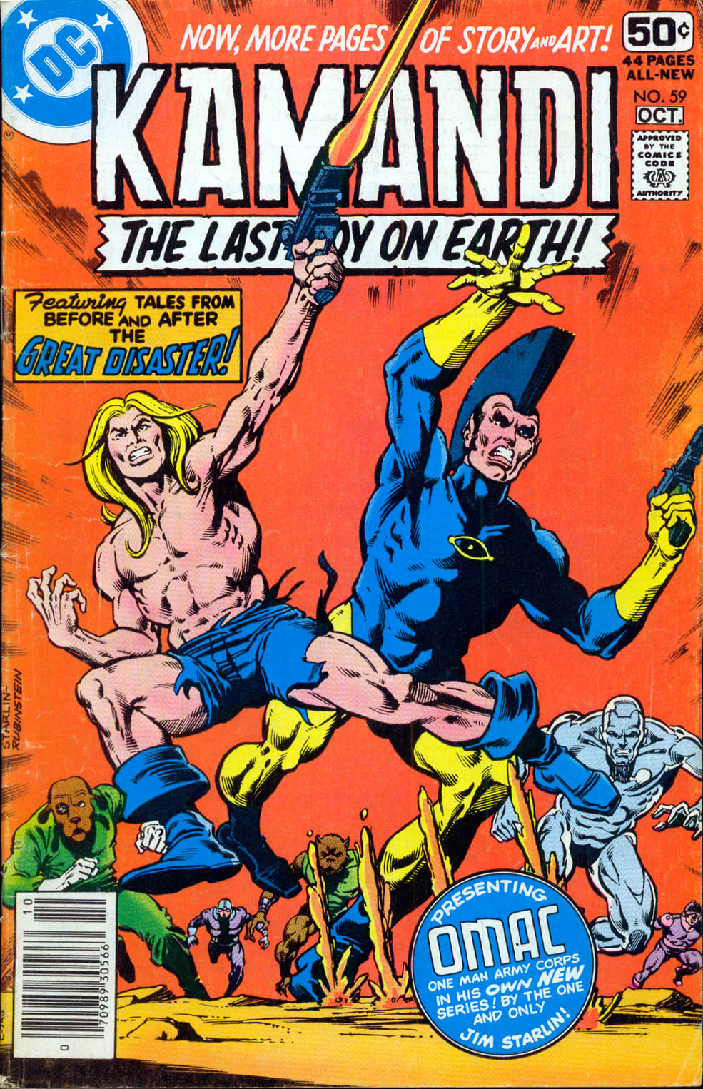 Read online Kamandi, The Last Boy On Earth comic -  Issue #59 - 1