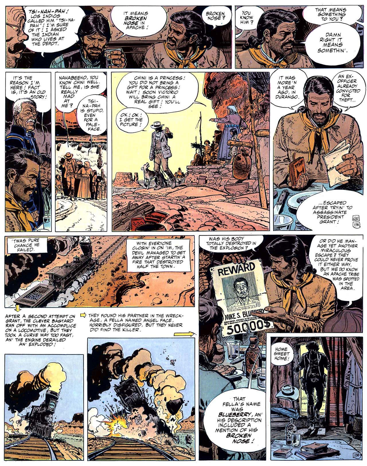 Read online Epic Graphic Novel: Blueberry comic -  Issue #3 - 64