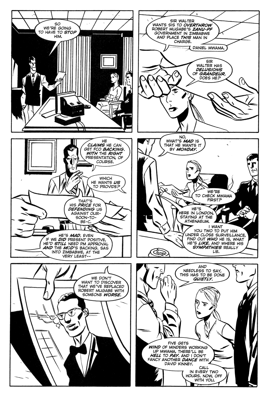 Read online Queen & Country comic -  Issue #22 - 17