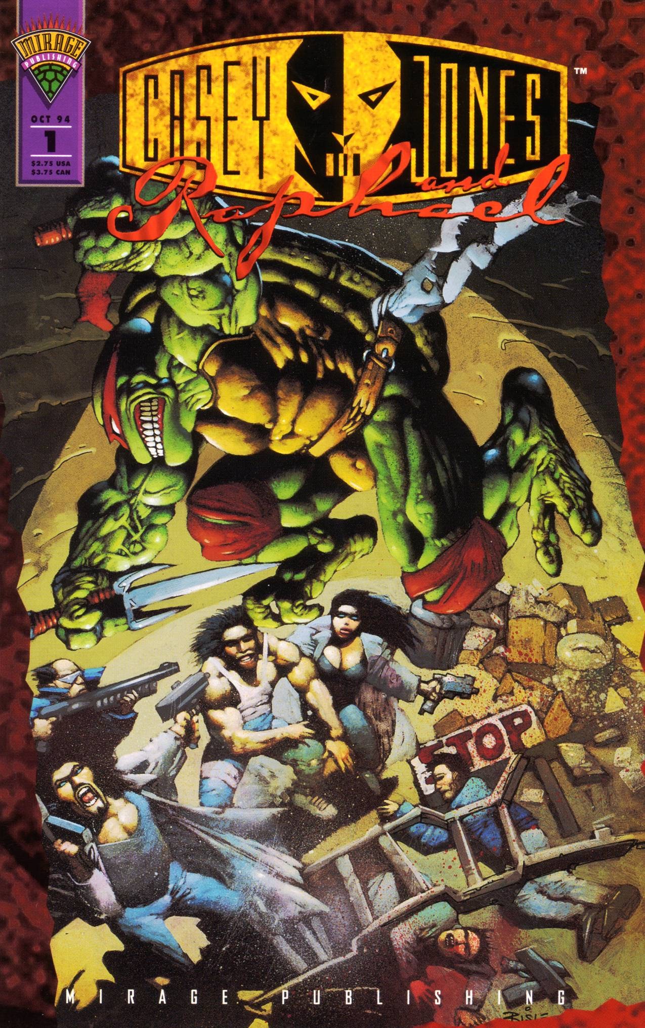 Read online Casey Jones & Raphael comic -  Issue # Full - 1