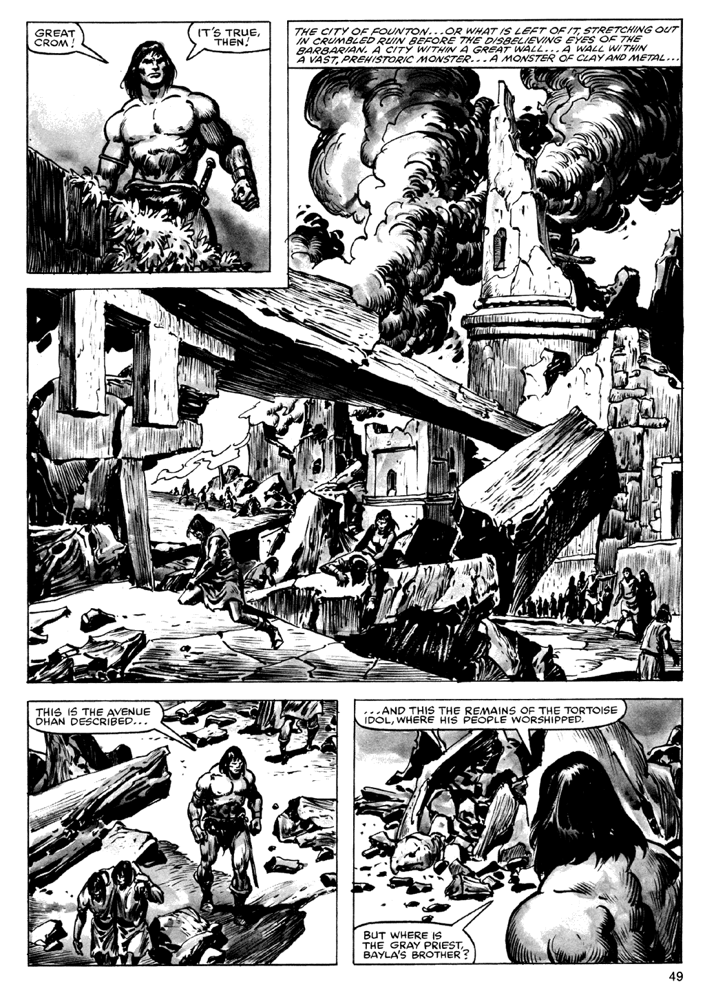 Read online The Savage Sword Of Conan comic -  Issue #72 - 49