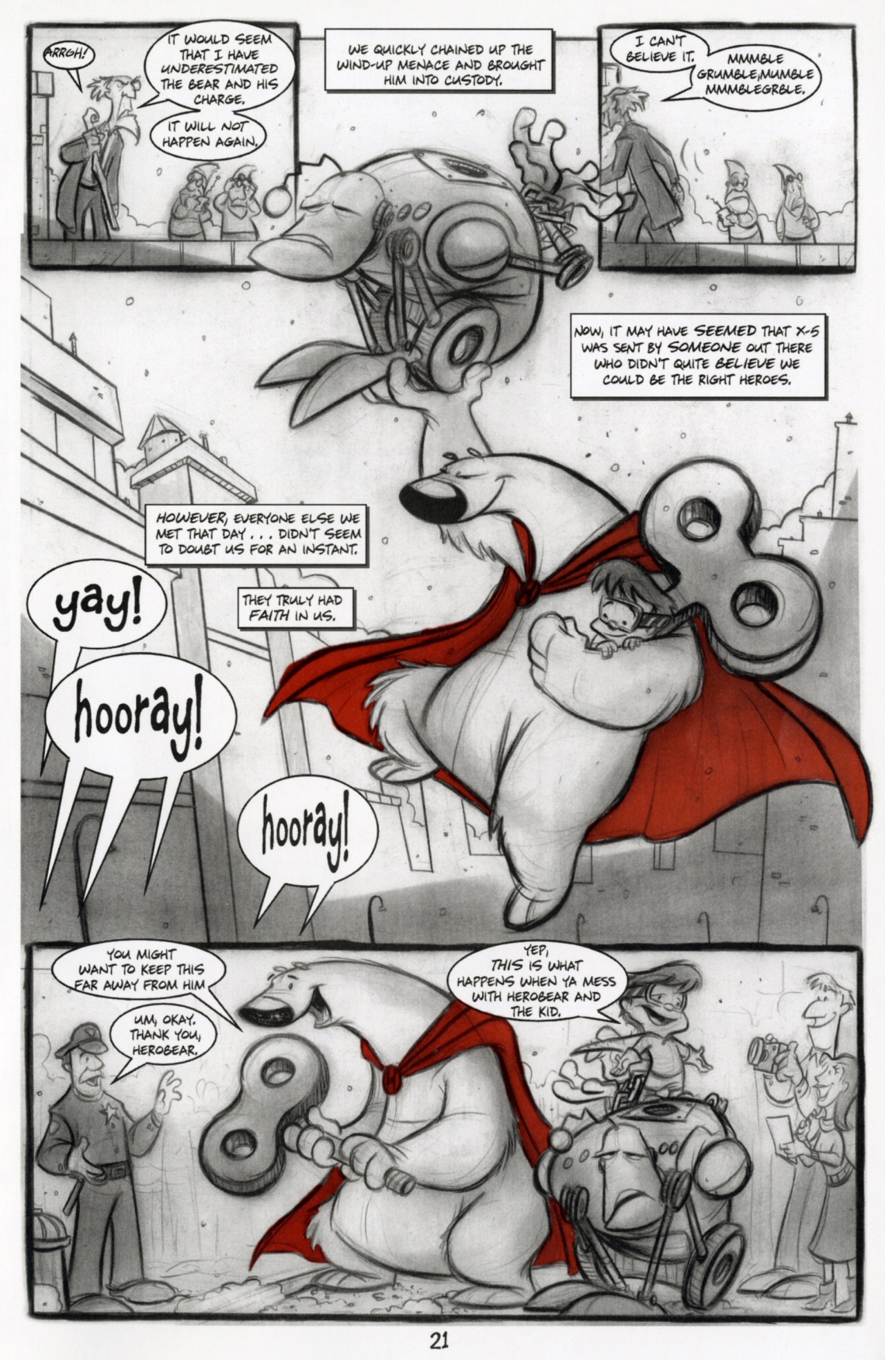 Read online Herobear And The Kid (1999) comic -  Issue #5 - 21