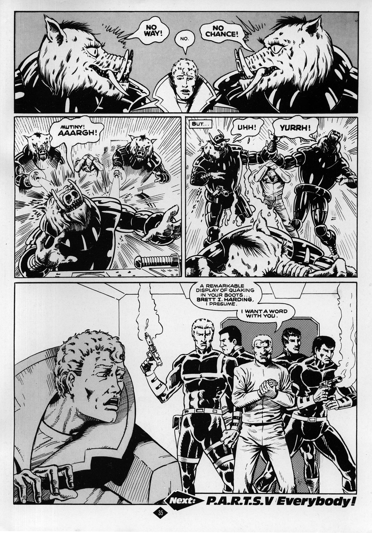 Read online Captain Britain (1985) comic -  Issue #8 - 35