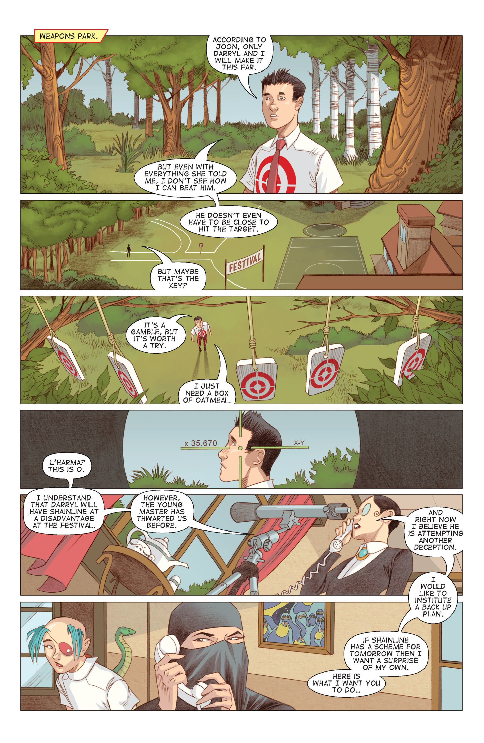 Read online Five Weapons comic -  Issue #3 - 19