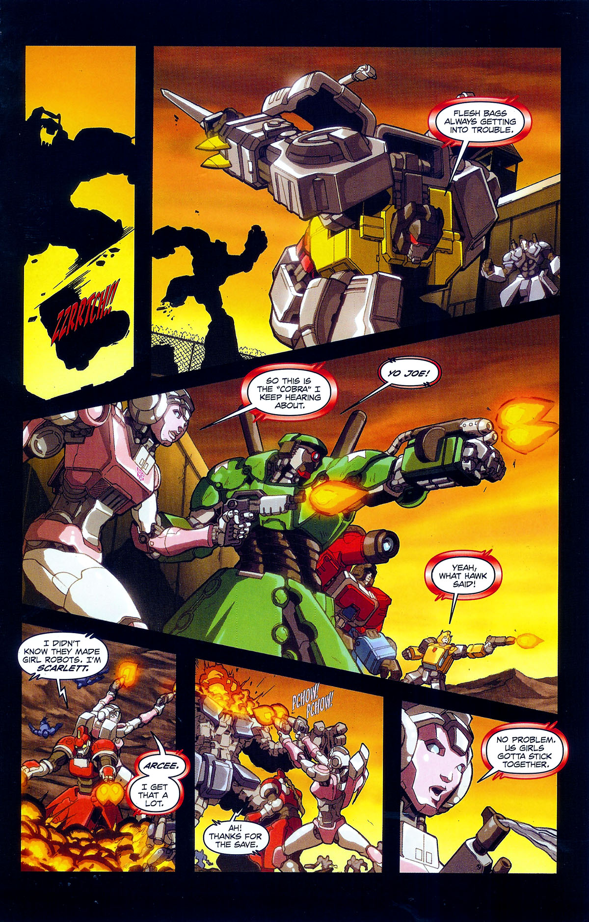 Read online G.I. Joe vs. The Transformers III: The Art of War comic -  Issue #1 - 15