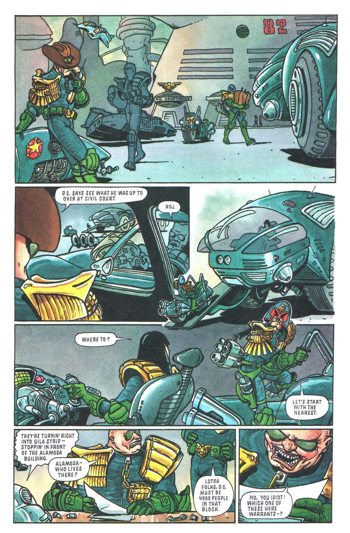 Read online Judge Dredd: The Megazine (vol. 2) comic -  Issue #1 - 10