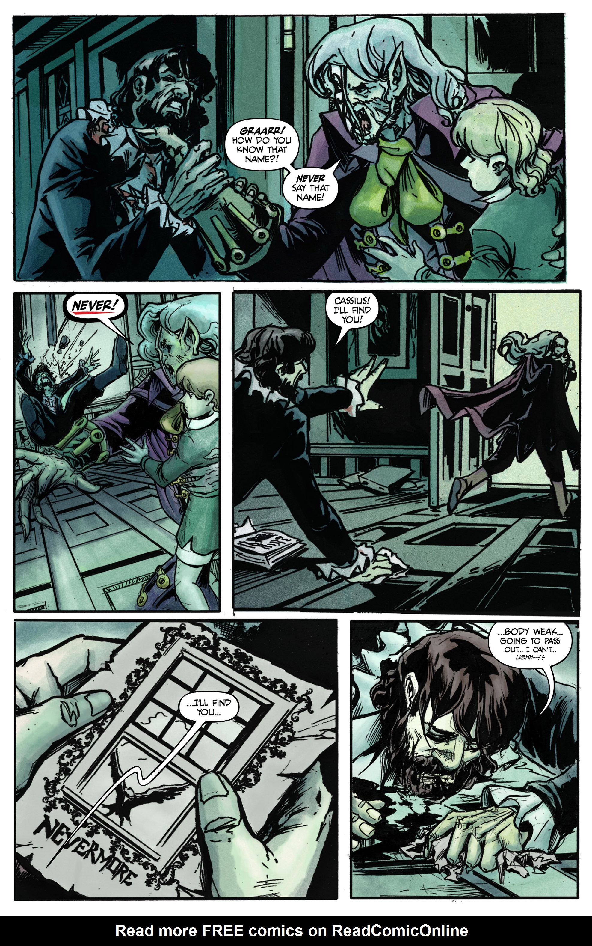 Read online Raven Nevermore comic -  Issue #5 - 13