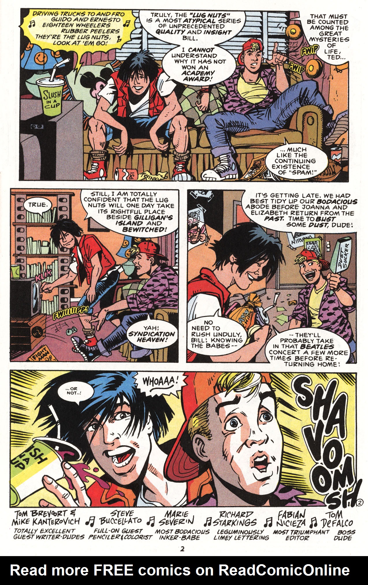 Read online Bill & Ted's Excellent Comic Book comic -  Issue #8 - 4