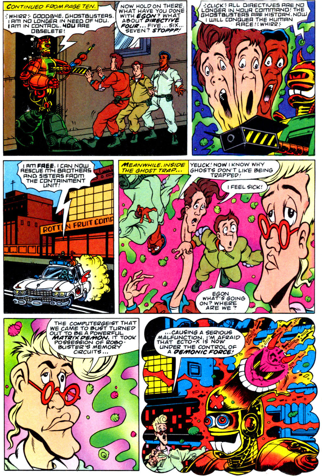 Read online Real Ghostbusters comic -  Issue #21 - 11