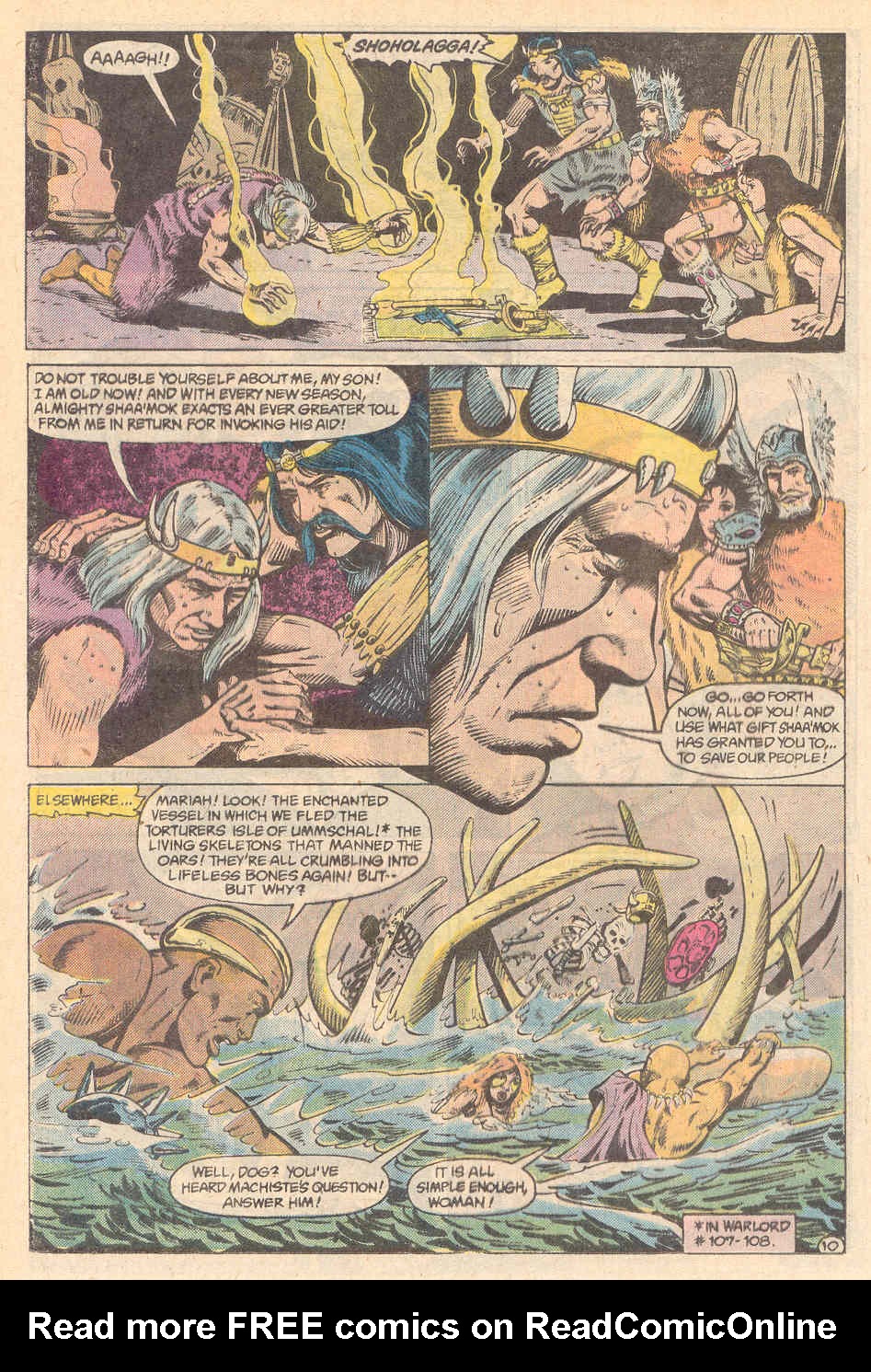 Read online Warlord (1976) comic -  Issue #109 - 10