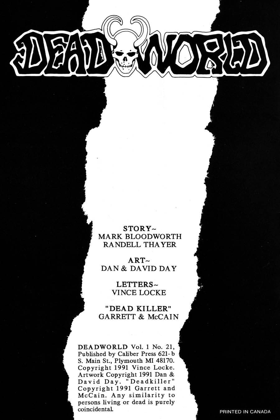 Read online Deadworld (1988) comic -  Issue #21 - 2