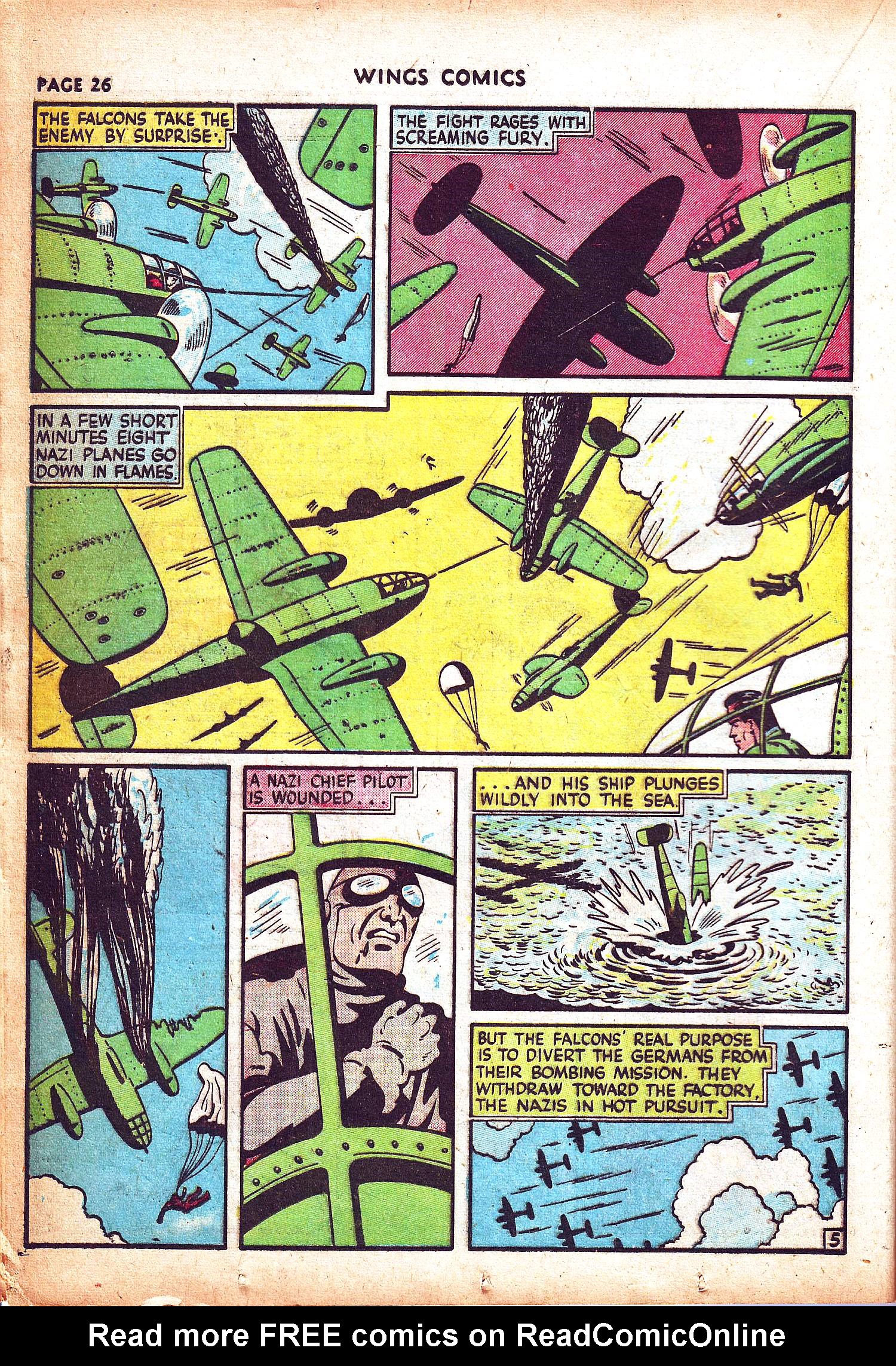 Read online Wings Comics comic -  Issue #3 - 28