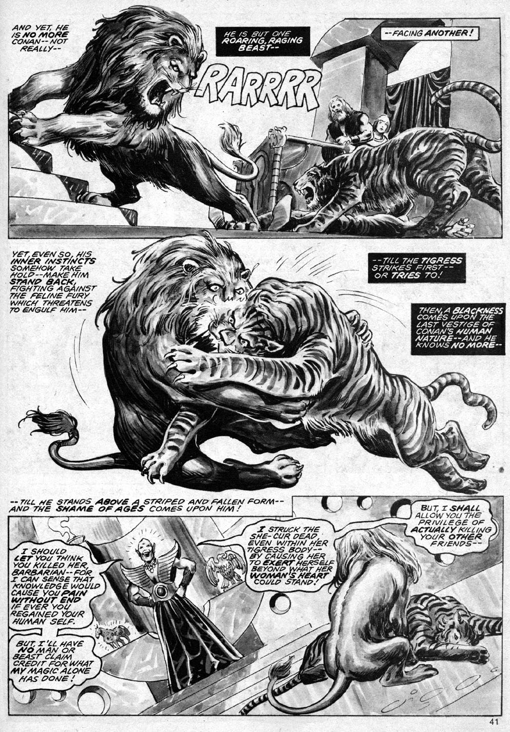 Read online The Savage Sword Of Conan comic -  Issue #69 - 41