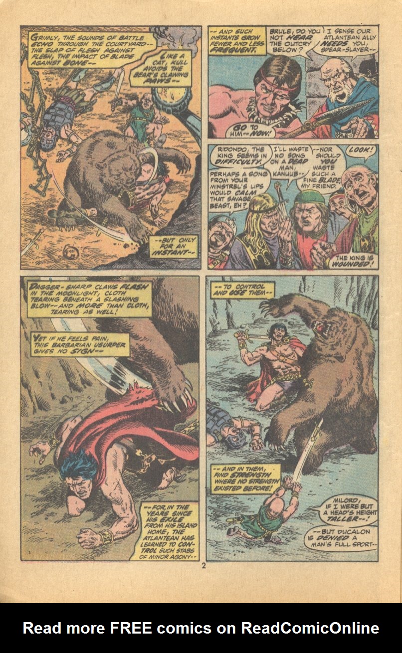 Read online Kull, the Conqueror (1971) comic -  Issue #6 - 3