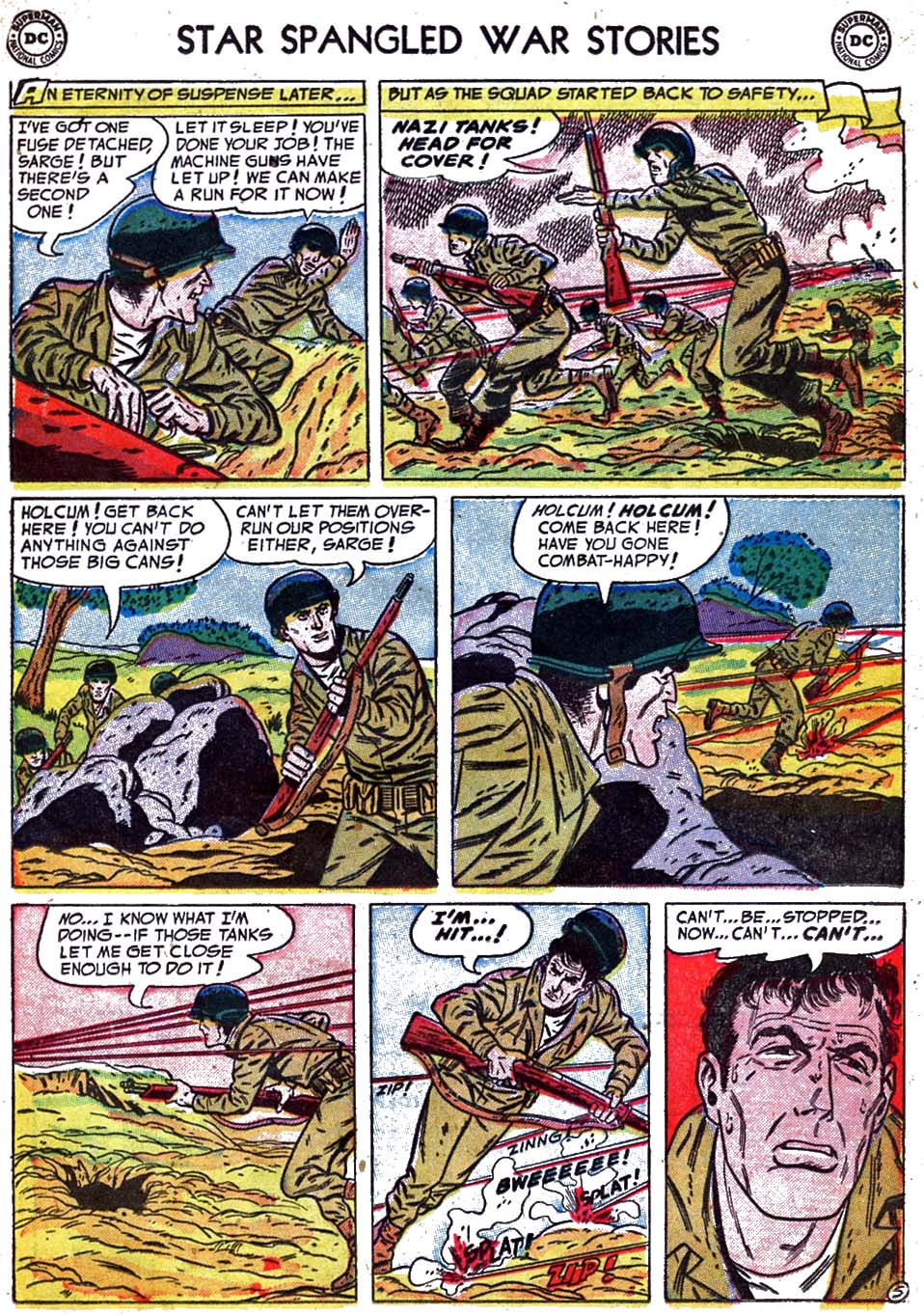 Read online Star Spangled War Stories (1952) comic -  Issue #13 - 15