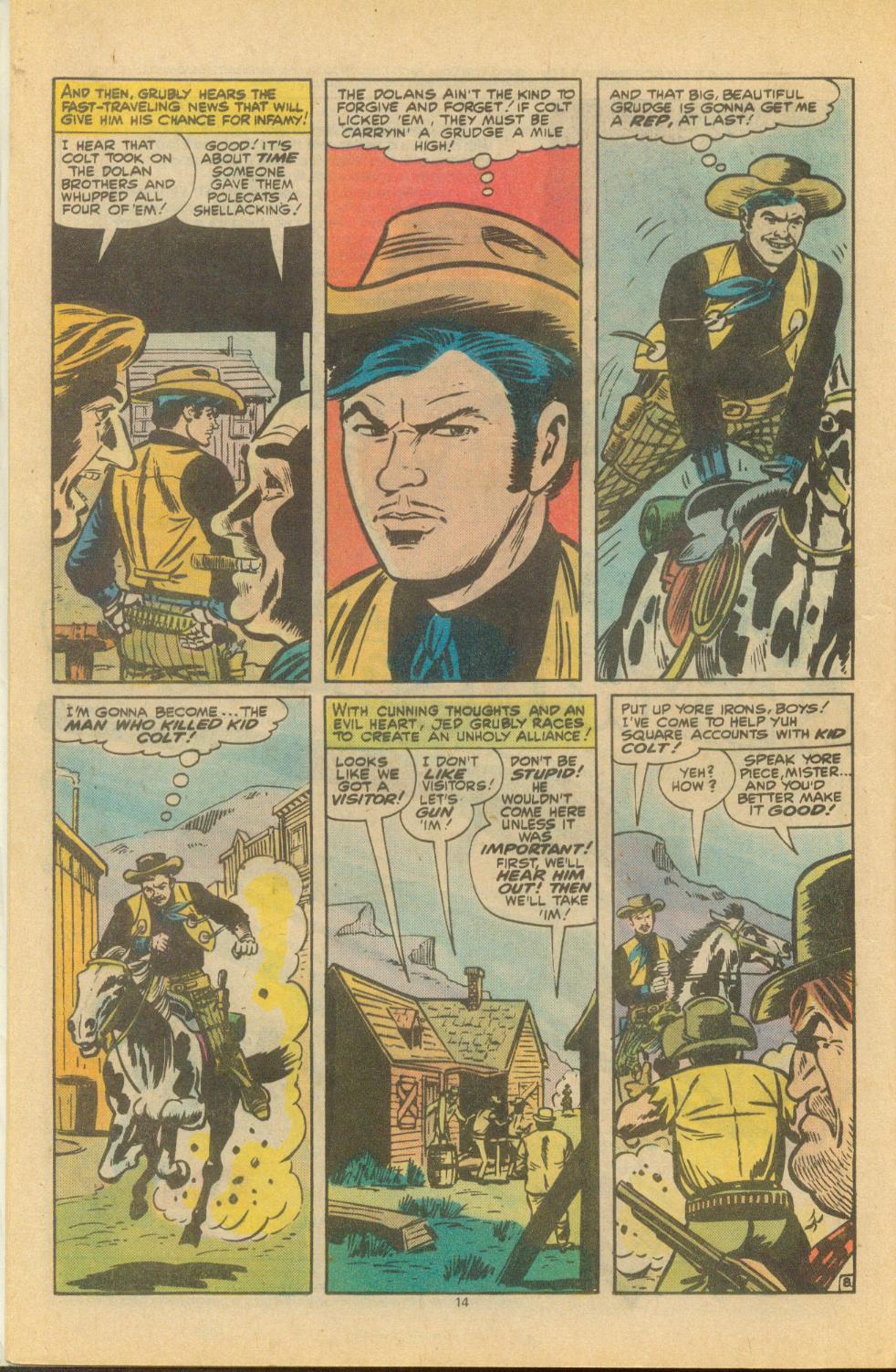 Read online Kid Colt Outlaw comic -  Issue #221 - 17
