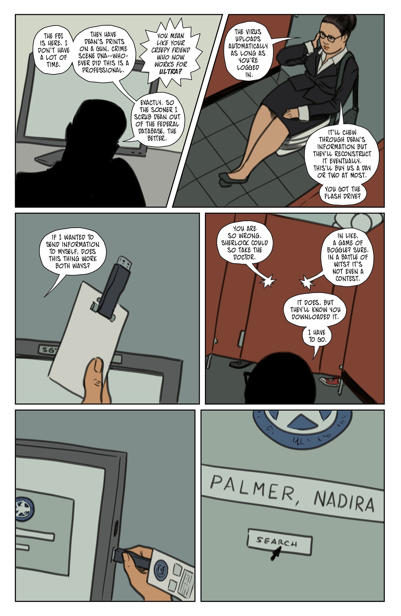 Read online Throwaways comic -  Issue #9 - 16