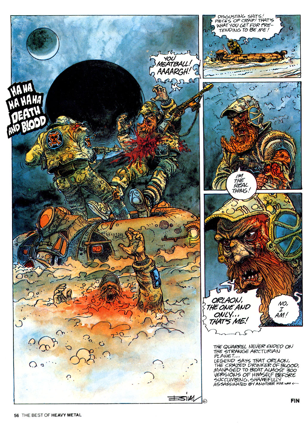 Read online The Best of Heavy Metal comic -  Issue # TPB 1 - 57