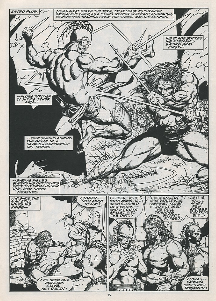 Read online The Savage Sword Of Conan comic -  Issue #215 - 17