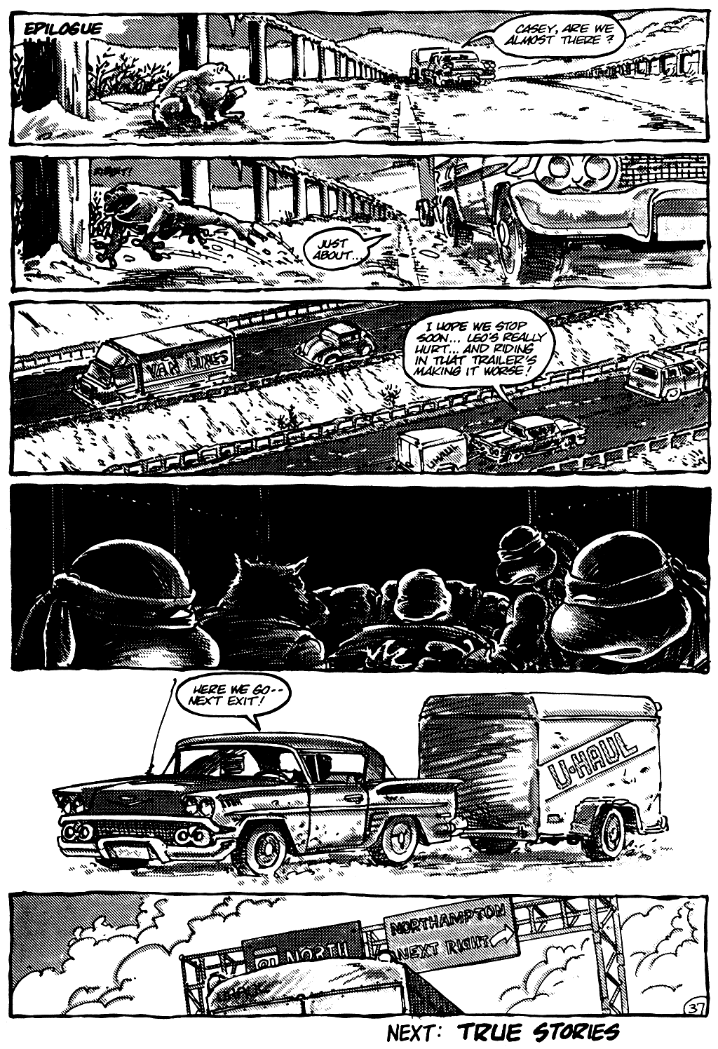 Read online Teenage Mutant Ninja Turtles (1984) comic -  Issue #10 - 38