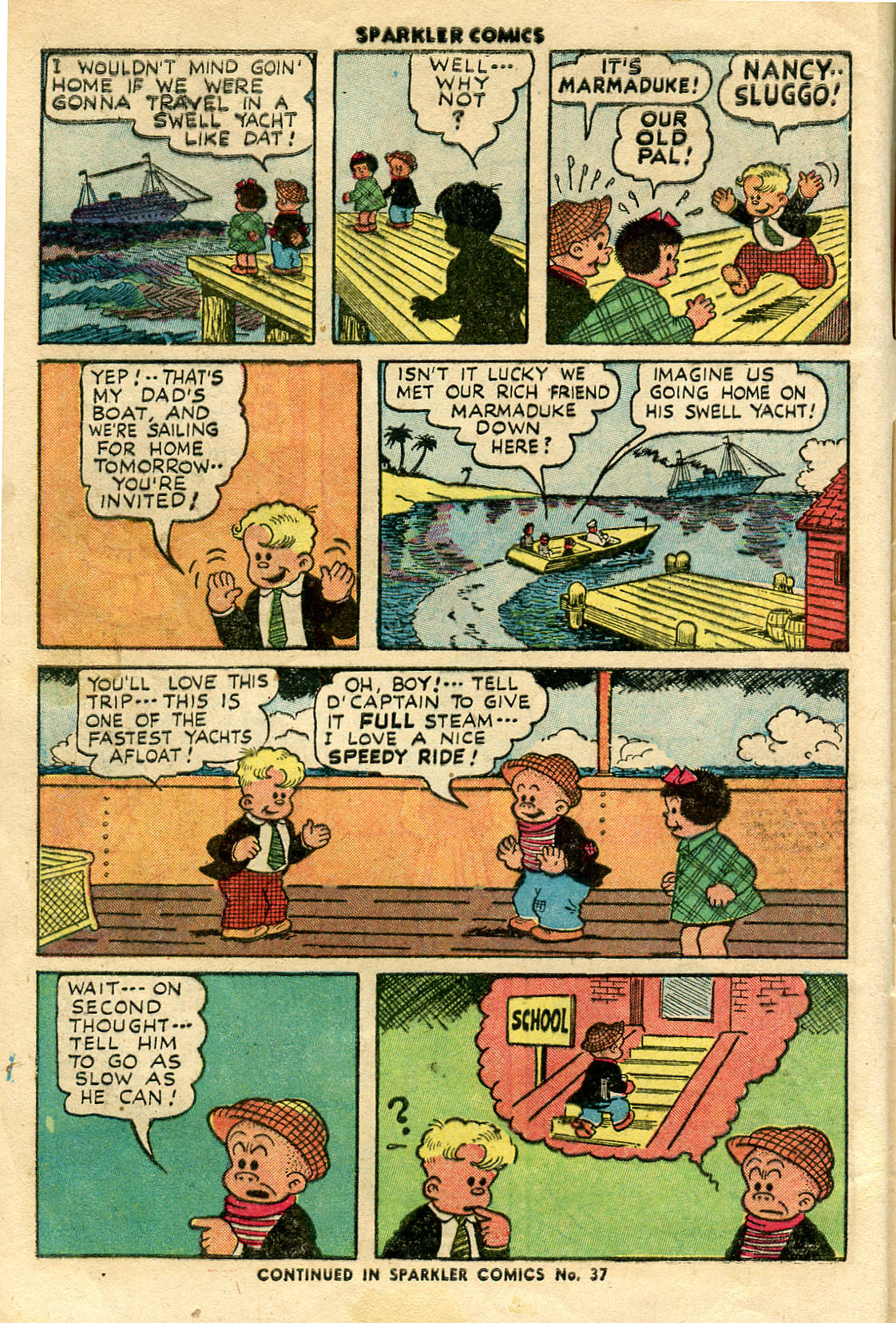 Read online Sparkler Comics comic -  Issue #36 - 8