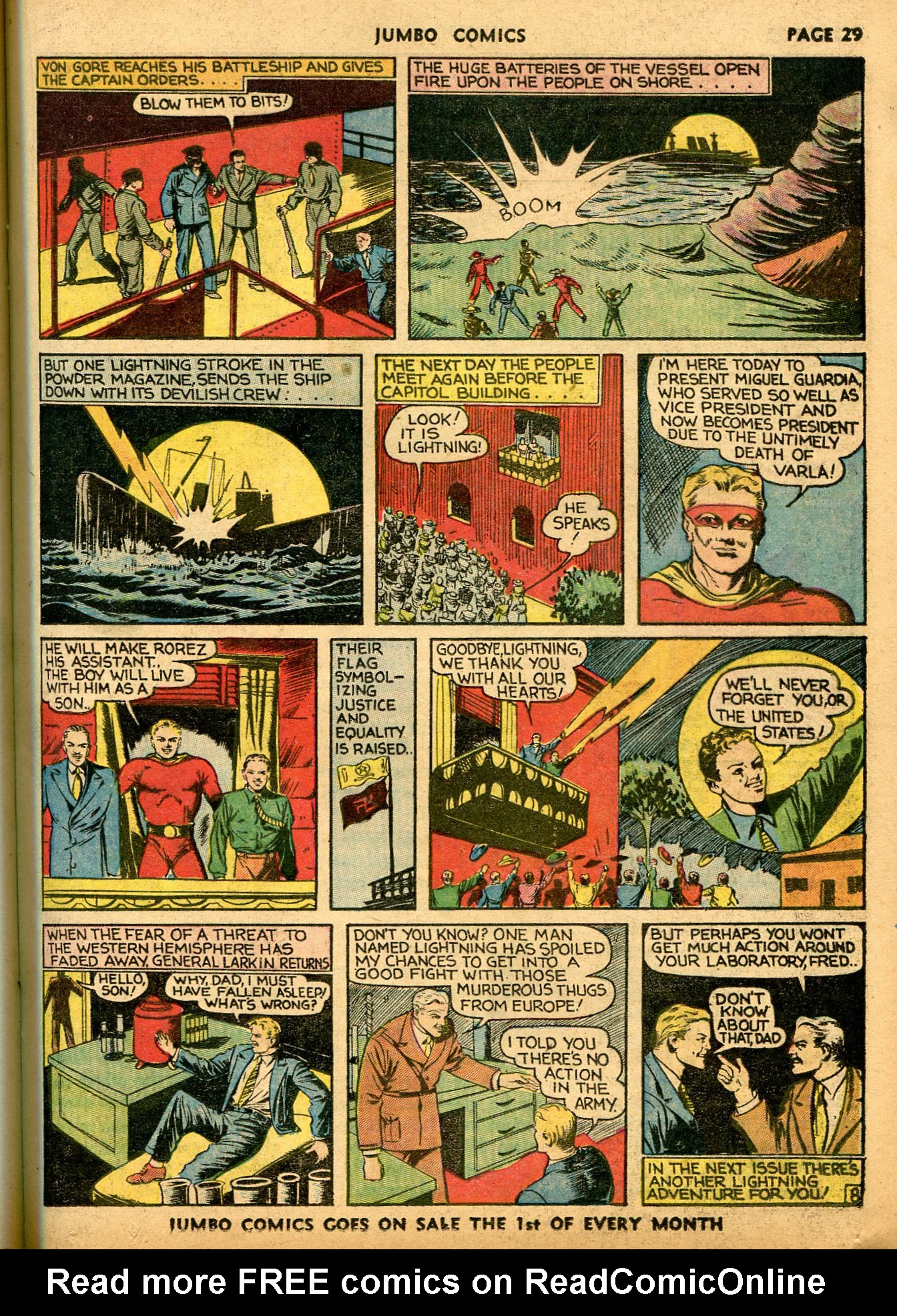 Read online Jumbo Comics comic -  Issue #21 - 31