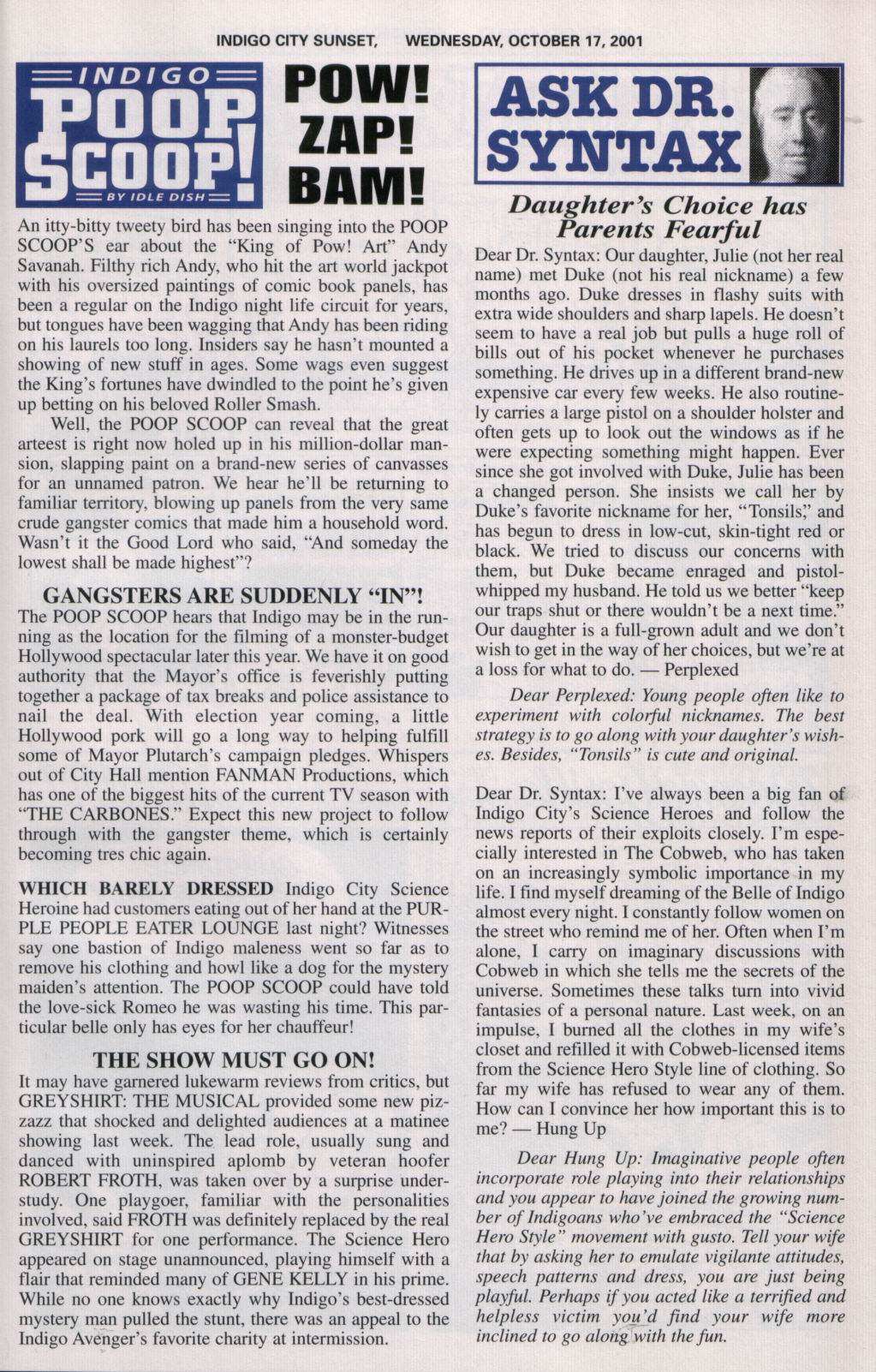 Read online Greyshirt: Indigo Sunset comic -  Issue #1 - 30