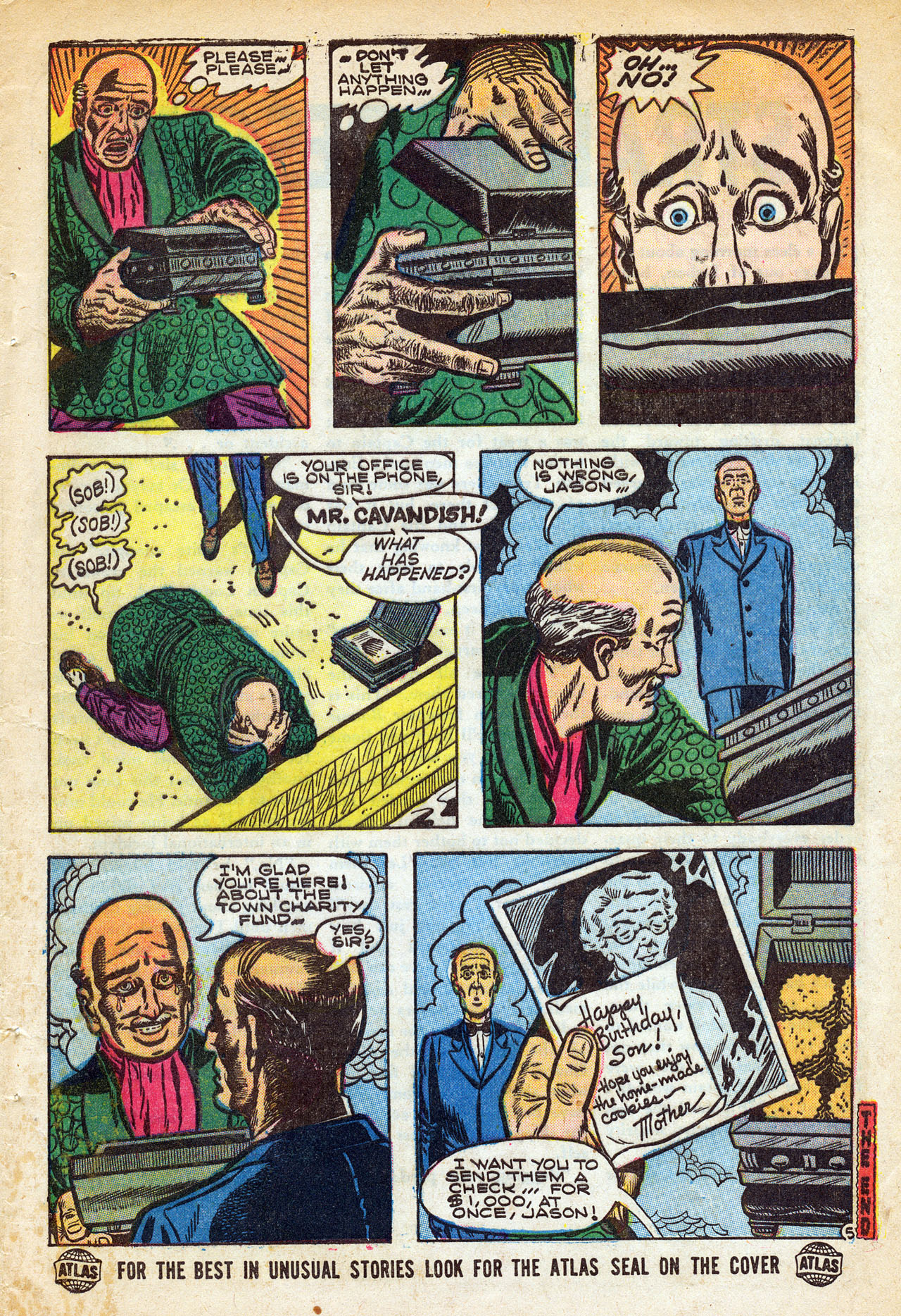 Read online Strange Stories of Suspense comic -  Issue #5 - 7