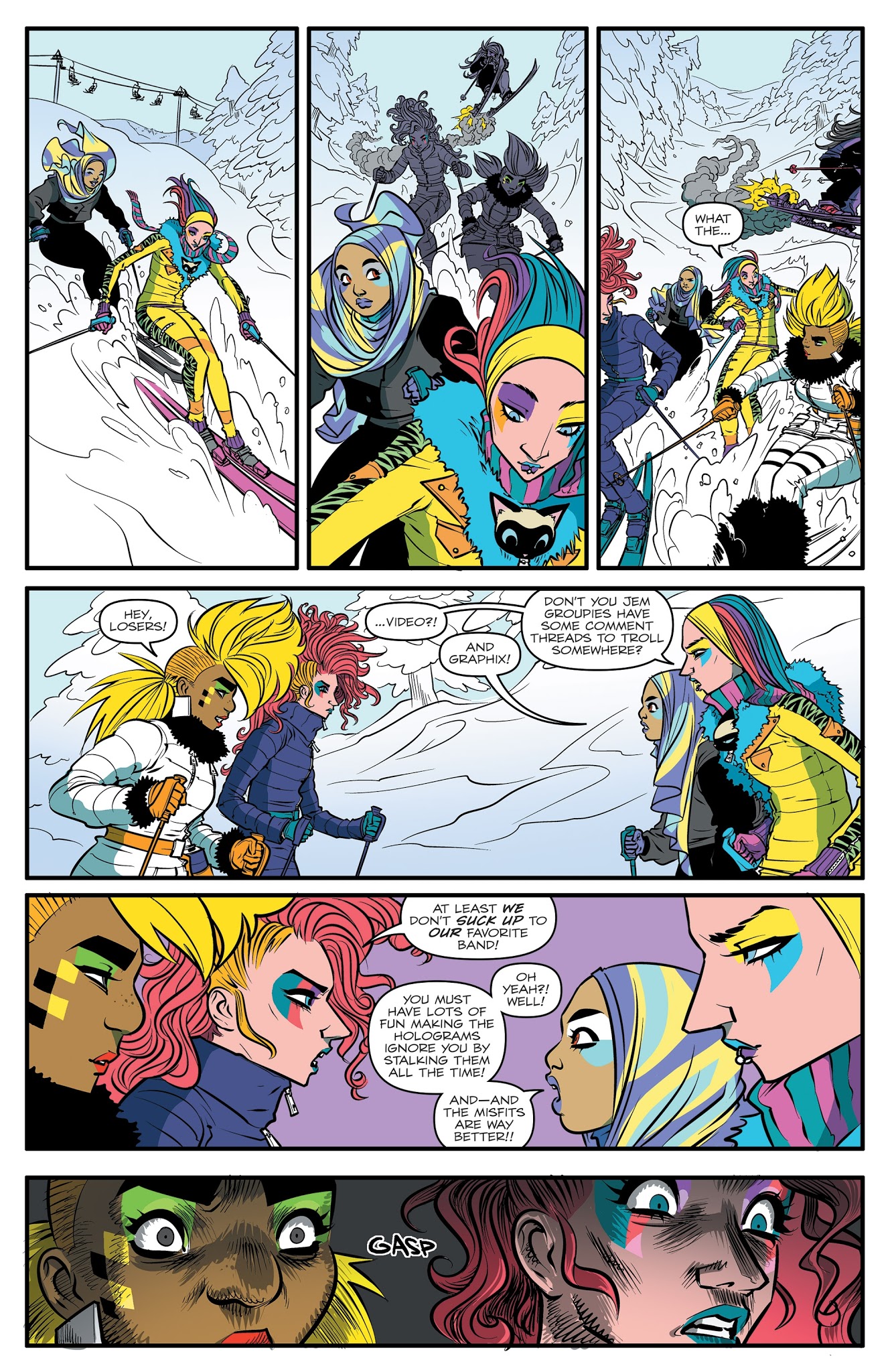 Read online Jem and the Holograms: Dimensions comic -  Issue #1 - 7