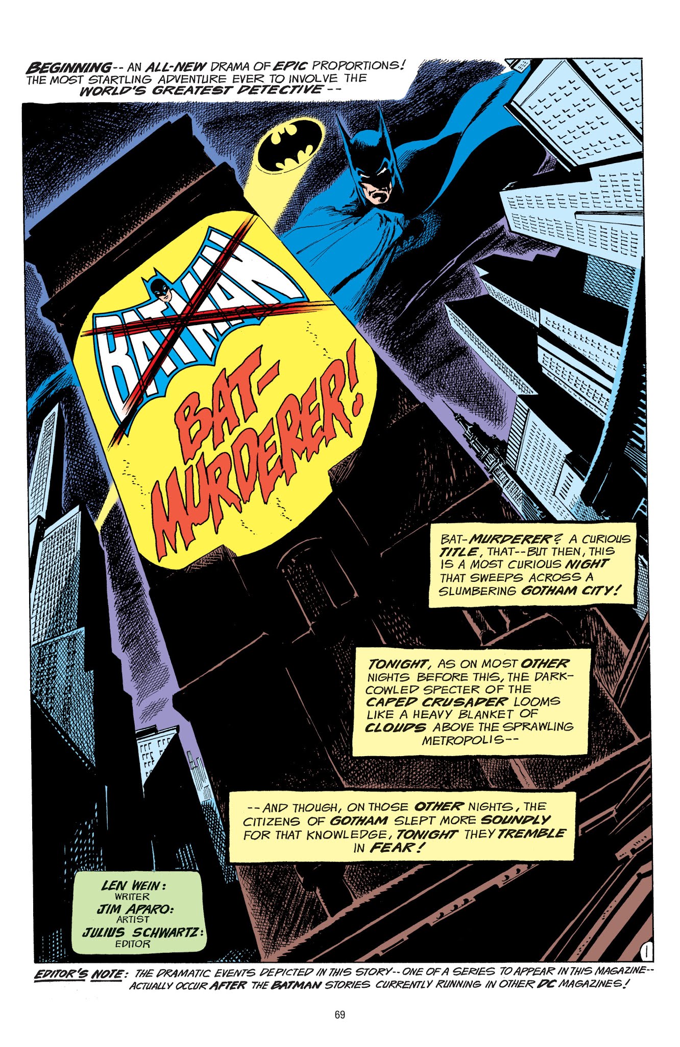 Read online Tales of the Batman: Len Wein comic -  Issue # TPB (Part 1) - 70