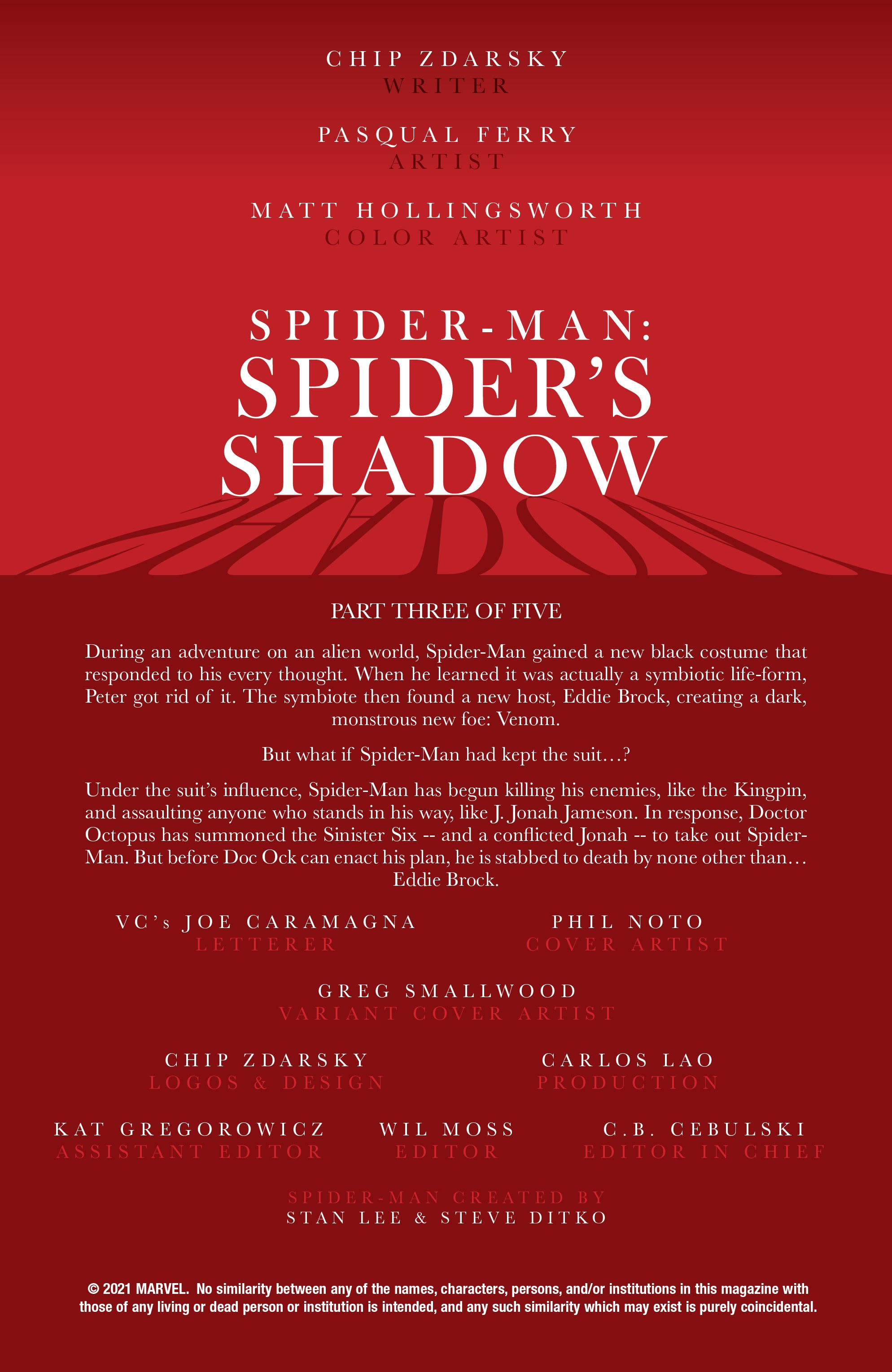 Read online Spider-Man: The Spider's Shadow comic -  Issue #3 - 2