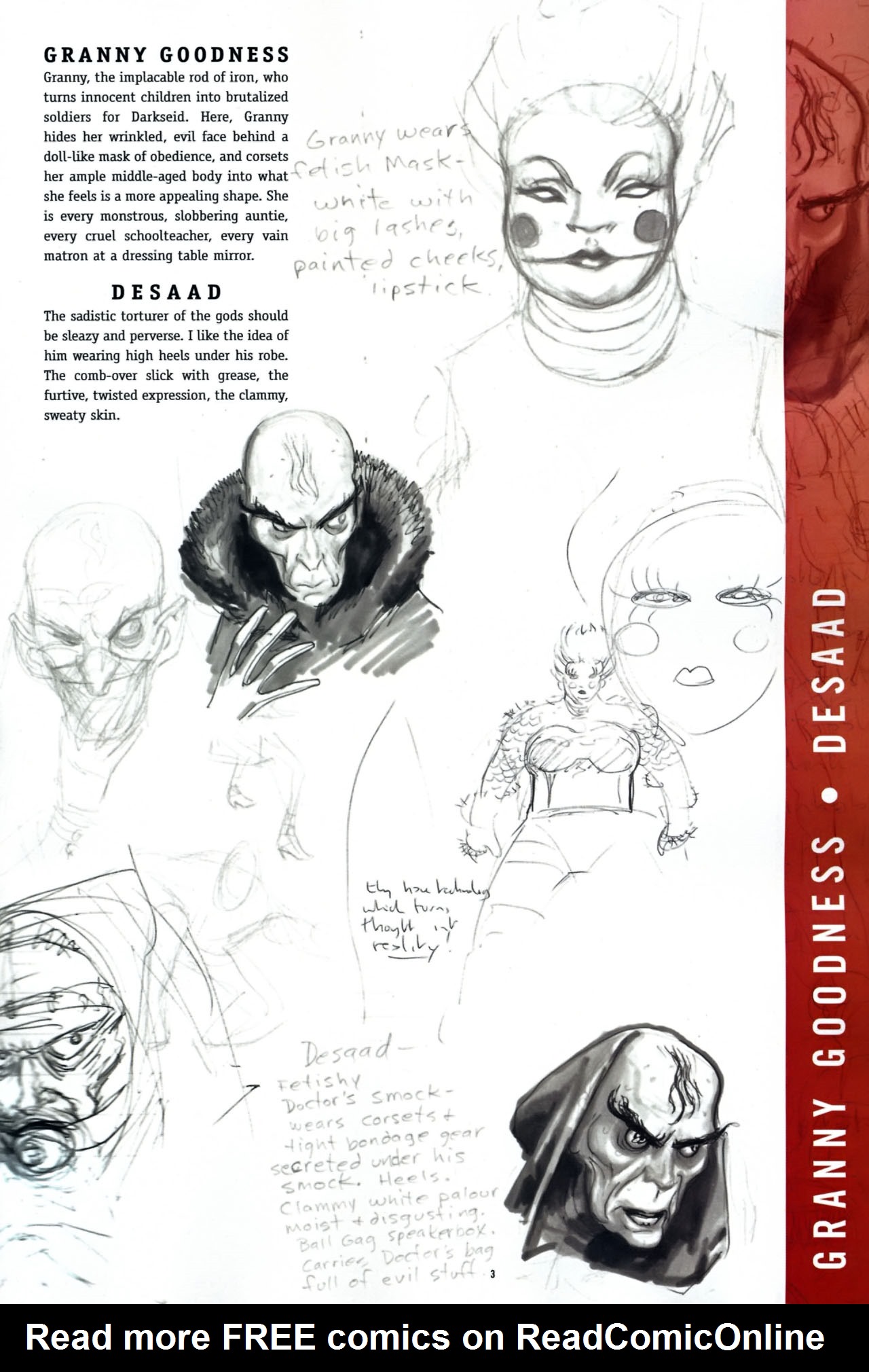 Read online Final Crisis Sketchbook comic -  Issue # Full - 4