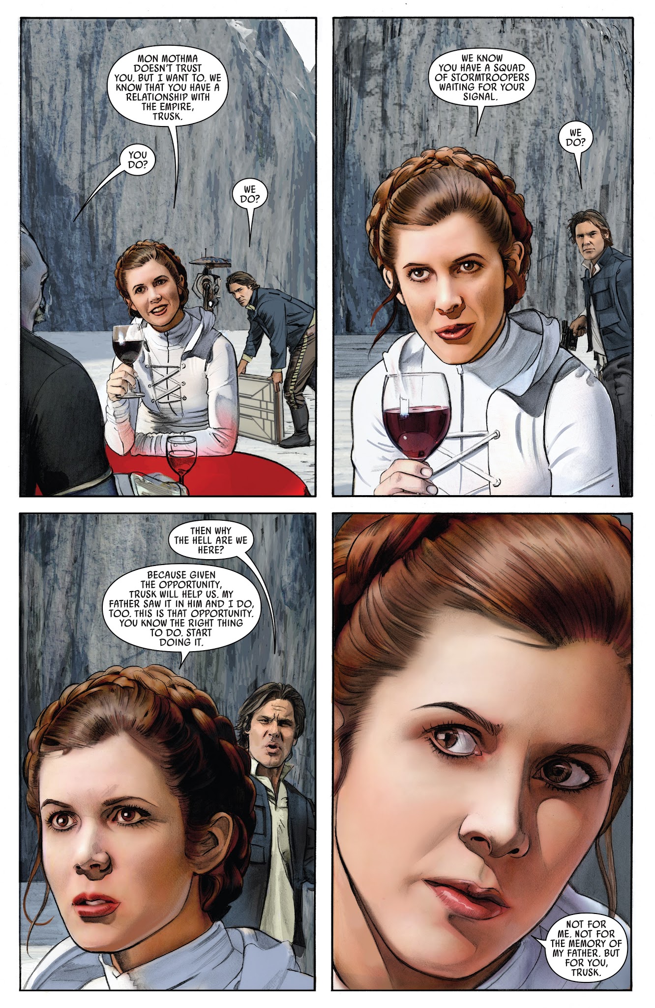 Read online Star Wars Episode VIII: The Last Jedi - Storms of Crait comic -  Issue # Full - 17