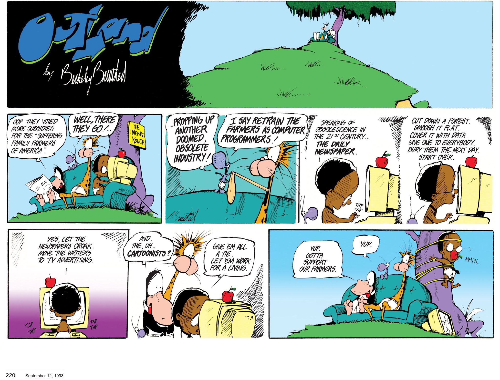Read online Berkeley Breathed’s Outland comic -  Issue # TPB (Part 3) - 21