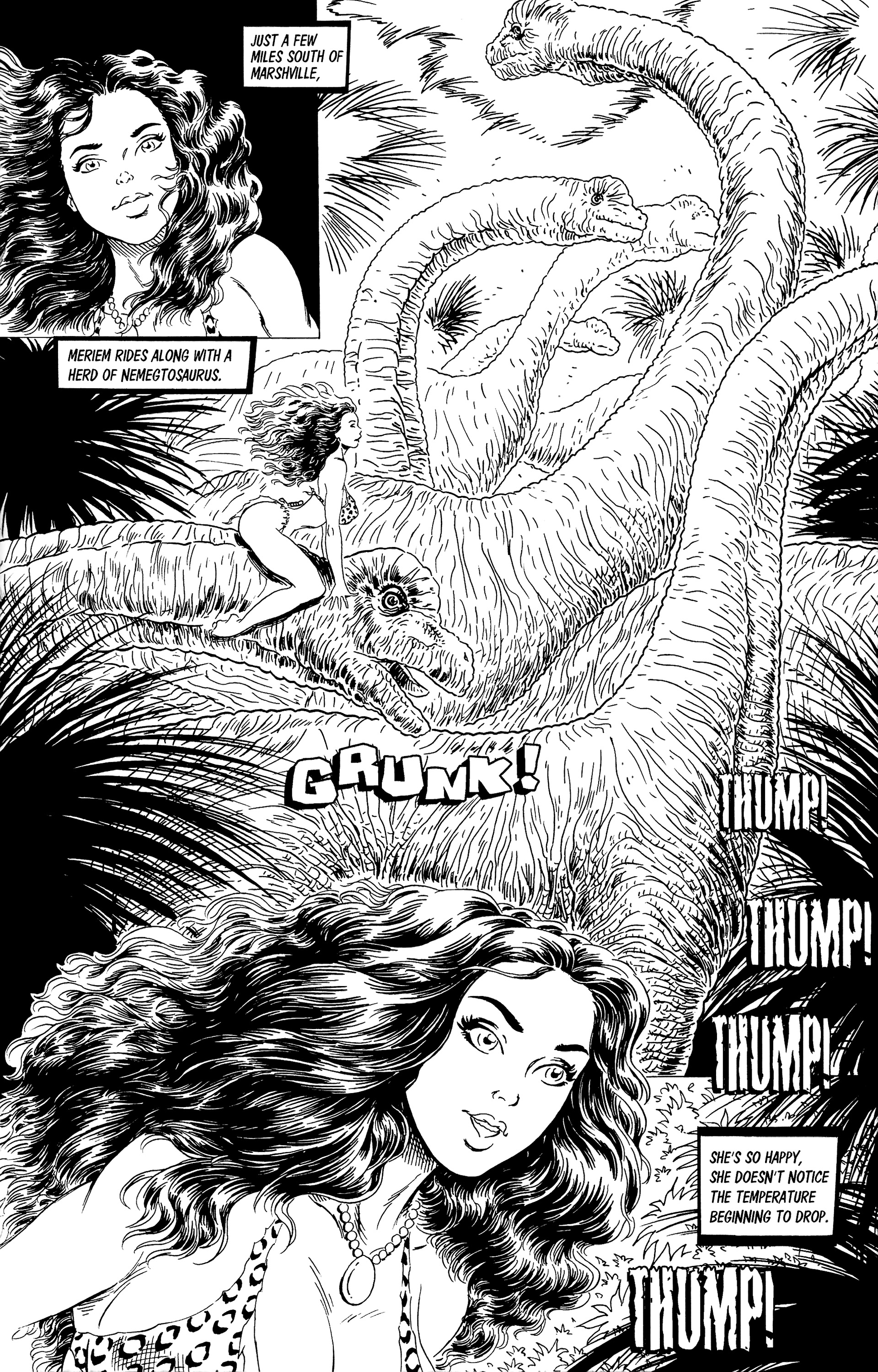 Read online Cavewoman: Hunt comic -  Issue #1 - 7