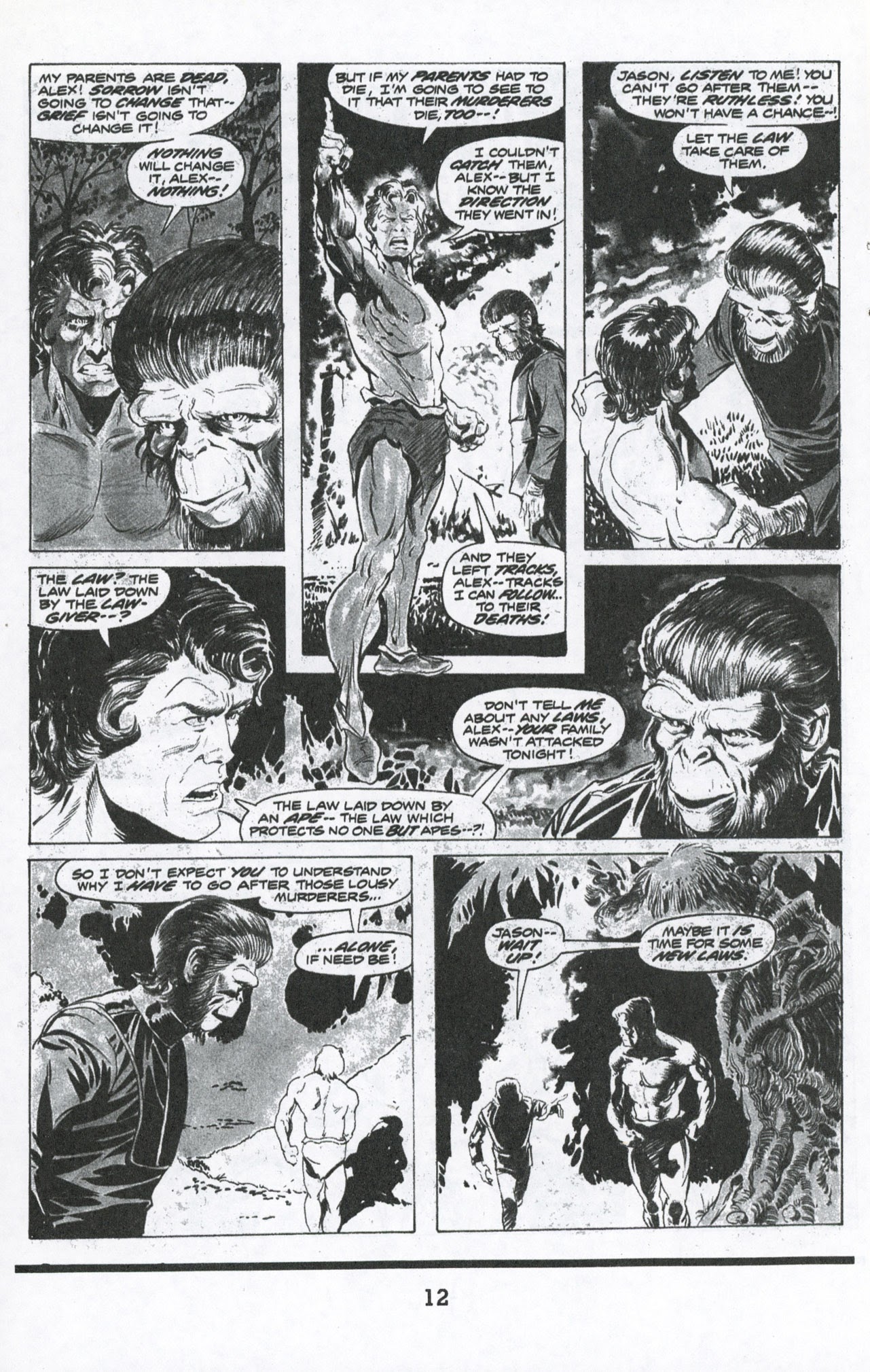 Read online Terror on the Planet of the Apes comic -  Issue #1 - 16