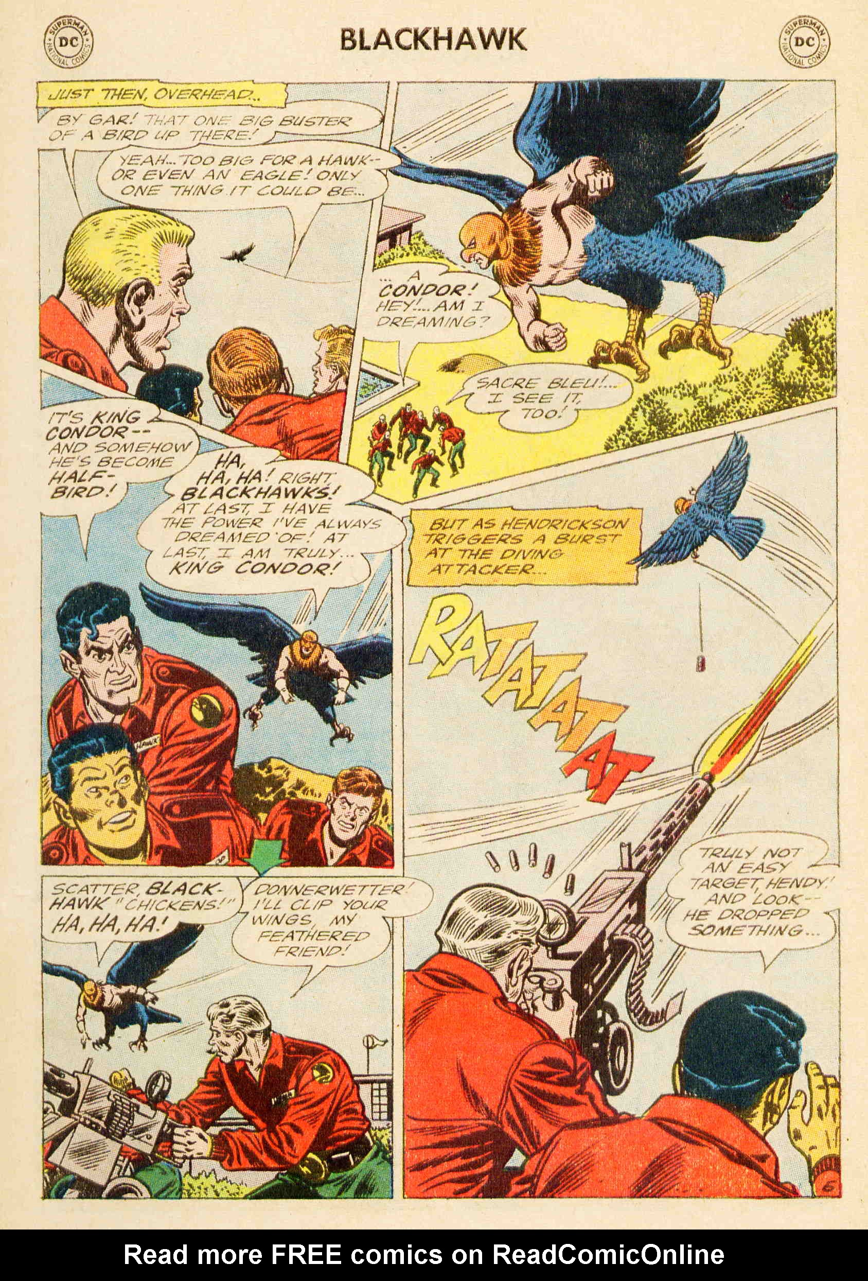 Read online Blackhawk (1957) comic -  Issue #209 - 6