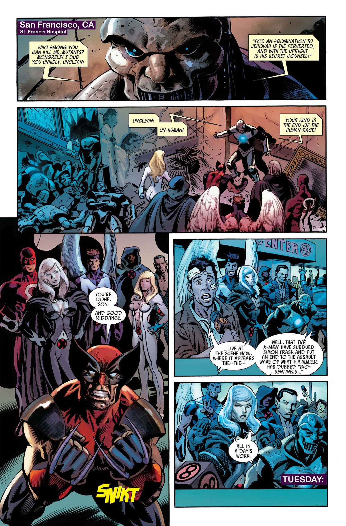 Read online Dark Avengers/Uncanny X-Men: Utopia comic -  Issue # TPB - 114